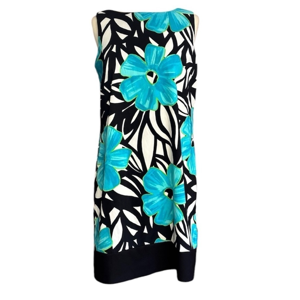 AB Studio Floral Sleeveless Dress 12